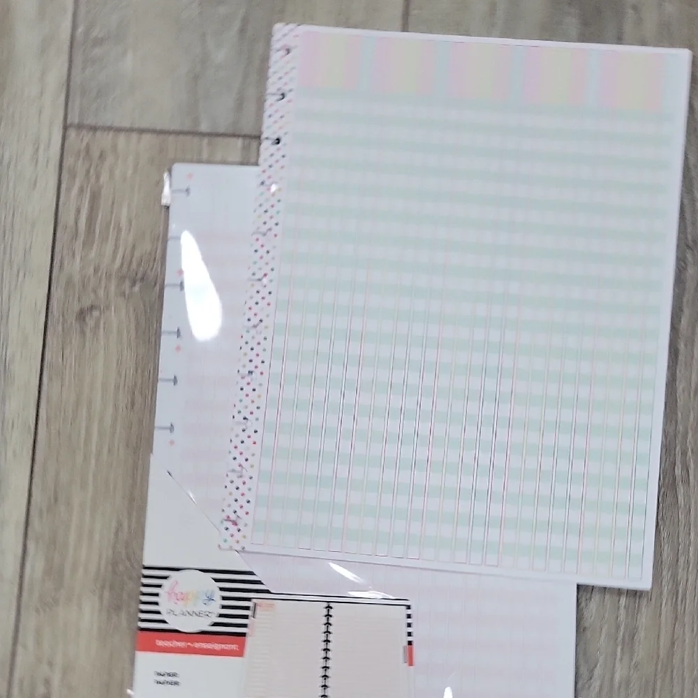 Disney and Happy Planner Sticker And Grading/Notebook Paper Bundle